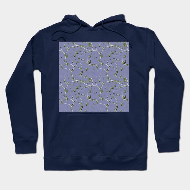 Plant Pattern Hoodie by MaknArt